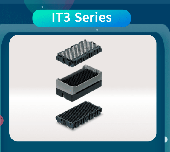 【產品推薦】支持10+Gbps高速傳輸，BGA夾層連接器-IT3系列